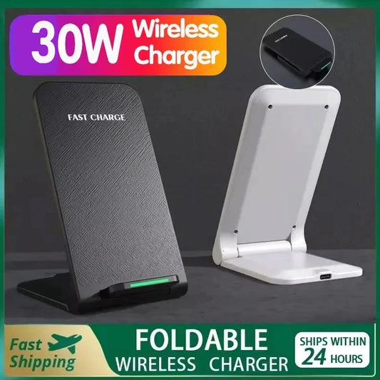 30W Wireless Charger Stand Pad